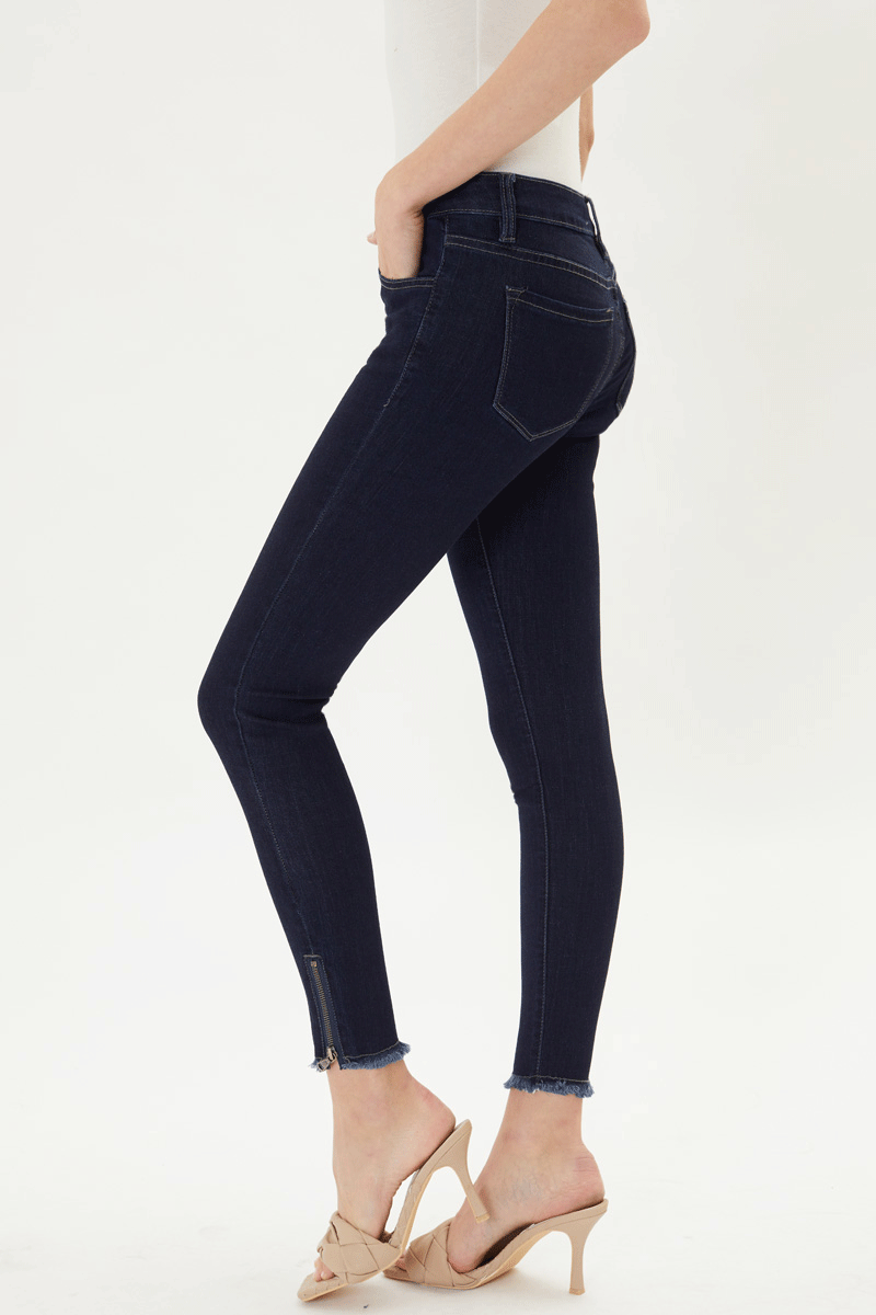Zipper on sale ankle jeans