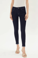 Load image into Gallery viewer, Dark Wash Ankle Zip Jeans