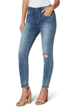 Load image into Gallery viewer, Petite Distressed Glider Jeans